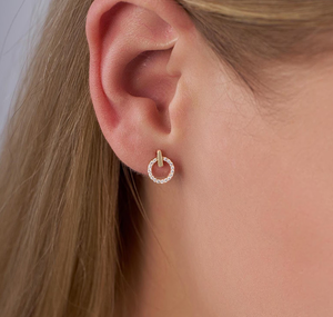 Pendientes de Diamantes Cultivados en Laboratorio VVS de Oro Blanco de 14 Quilates, Certificados por IGI, Joyería Fina de Lujo - Product Image 5
