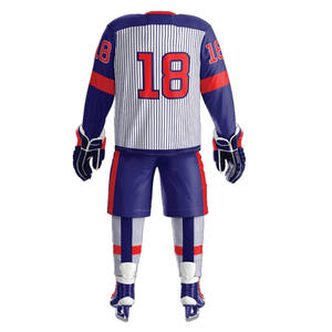 Tenue d'entraînement en gros, prix compétitif, uniforme de hockey sur glace personnalisé pour équipe, fabriqué au Pakistan, meilleure qualité, 100% polyester respirant pour hommes - Product Image 2