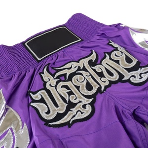 Pantalones Cortos de Boxeo Muay Thai Hechos a Medida, de Alta Calidad, con Logotipo Personalizado Impreso, Ligeros, Transpirables, 100% Poliéster, Profesionales - Product Image 6