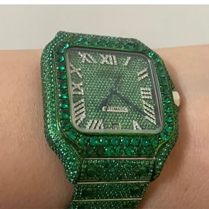Reloj de Diamantes VVS de Alta Calidad, Nuevo, con Diamantes Cultivados en Laboratorio, Joyería de Moda, Reloj con Incrustaciones de Diamantes - Product Image 2