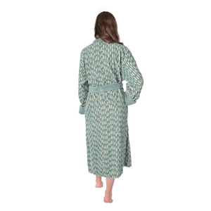 Premium Cotton Terry Bathrobe Soft Absorbent Spa Hotel Dressing Gown for <b>Men</b> and Women - Product Image 5