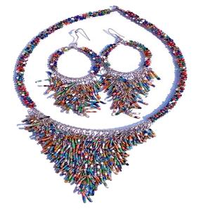 สร้อยคอดีไซน์แฟนซีสำหรับผู้หญิงเครื่องประดับสำหรับงานแต่งงานลูกปัดส่งตรงจากโรงงาน - Product Image 1