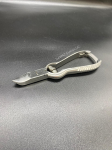 Coupe-ongles incurvé à ressort de 14 cm en acier inoxydable pour podologie, coupe-cuticules et ongles, outil de pédicure et manucure robuste pour doigts - Product Image 5