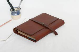 Premium Genuine Leather Luxury Protection Refillable Notebook Cover Journal <b>Case</b> Writing Holder Gift Item NBC-0016 - Product Image 2