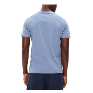 เสื้อยืดคอกว้าง แขนสั้น ผู้ชาย สไตล์ลำลอง เรียบง่าย เนื้อผ้านุ่ม ระบายอากาศได้ดี น้ำหนักเบา เหมาะสำหรับใส่ในฤดูร้อน ใส่ได้ทุกวัน รับผลิตตามแบบ OEM - Product Image 3