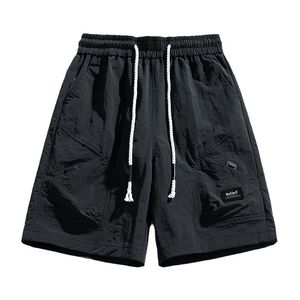 Streetwear Summer Outdoor Waterproof Eco-Friendly Solid Drawstring Front Windbreaker Quick Dry Cargo <b>Shorts</b> <b>Men</b> <b>with</b> <b>Pockets</b> - Product Image 4