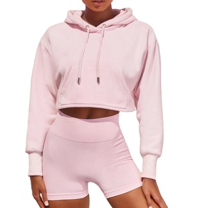 Sweats à capuche et sweats pour femmes recadrée sexy sweats à capuche pour femmes 2025 dernier sweat surdimensionné sweats à capuche en coton pour femmes - Product Image 1