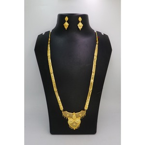 Indian <b>Antique</b> Jewelry <b>Gold</b> Plated Trendy Pure Brass Indian Bridal Wedding Wear Jewelry High Quality Necklace Set - Product Image 6