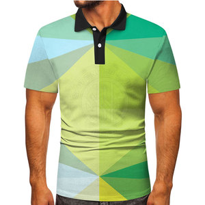 Camiseta Polo Sublimada, Ropa Deportiva, Camiseta Polo para Hombre, Gimnasio, Entrenamiento, Deportes, Running, Secado Rápido, Cómoda - Product Image 2