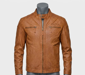 Customized Top Quality <b>Men</b> <b>Leather</b> <b>Jacket</b> - Product Image 6