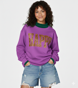 Suéter Personalizado para Mujer, Tejido, Ecológico, Transpirable, con Estampado y Bordado, Cuello Alto, Manga Larga, Color Sólido, para Invierno - Product Image 1