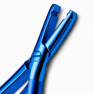 Pinzas de Acero Inoxidable Azules para Extensiones de Cabello, Herramienta de Instalación y Remoción de MANAN INSTRUMENTS - Product Image 2
