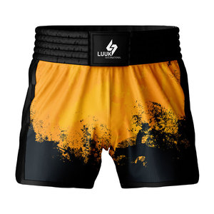 Pantalones Cortos de Muay Thai Sublimados Personalizados para Hombre, de Secado Rápido, Transpirables, para Kickboxing, con Impresión de Logotipo, OEM, para Entrenamiento en Equipo - Product Image 2