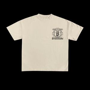 T-shirts sportifs imprimés personnalisés, 100% coton, col rond, coupe ample pour hommes - Product Image 2