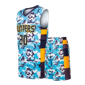Uniforme de baloncesto con diseño de camuflaje 2025, superventas, conjuntos de uniformes de baloncesto impresos clásicos personalizados para hombres y mujeres - Product Image 1