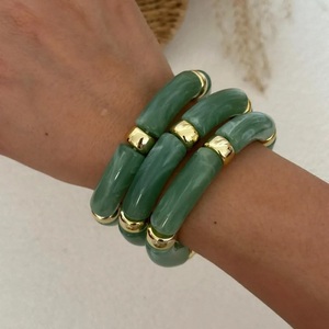 Luxury Fashion Resin <b>Bracelet</b> with Creative Designer Elements Stylish Jewelry for Casual and Formal Outfits - Product Image 2