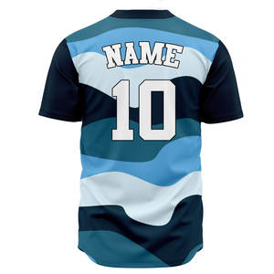 Camiseta de Softbol Unisex, Jersey de Béisbol de Secado Rápido, Uniformes de Alta Calidad 100% Poliéster con Nombre y Números Personalizados - Product Image 2