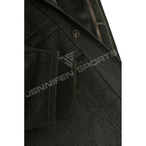 Chaqueta Táctica Acolchada para Exteriores, 100% Lana, Transpirable, Personalizada, para Hombre, Cuello Alto, Térmica, Invierno, Casual, Caza, Forro de Poliéster - Product Image 3