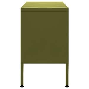 Mueble para TV de Acero Verde Oliva para Sala de Estar, 41.3 pulgadas x 13.8 pulgadas x 19.7 pulgadas - Product Image 4