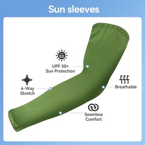 Manchons de cyclisme pour femmes, très tendance, haute élasticité, unis, antidérapants, confortables, élégants, protection UV, protection solaire pour les bras. - Product Image 5