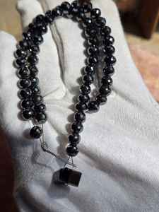 Perlas de diamante moissanita negras de 6.5 MM a 7 MM y 2 piezas de diamante moissanita de forma cuadrada - Product Image 5