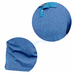 Vêtements de sport de qualité supérieure, logo personnalisé OEM, vêtements de pêche, polos, 100% polyester et élasthanne, nouvelle impression par sublimation - Product Image 3