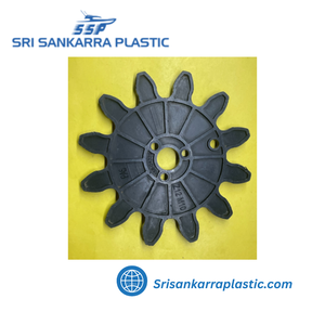 Pièces de moissonneuse Sr551 5h492-48270 grand pignon en plastique noir à 12 dents - Product Image 2