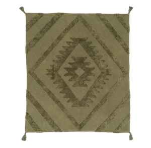 Manta Tejida Jacquard Bohemia 100% Algodón Orgánico con Estampado Floral, Tapiz para el Hogar y Viajes, Manta Personalizada para Sofá - Product Image 3