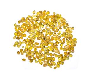 Lote de Gemas Sueltas de Zafiro Amarillo Natural en Bruto de 3-7 mm, 50 CT, con Certificado IGI para la Fabricación de Joyas - Product Image 2
