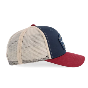 Gorra Trucker Retro de Marca Privada OEM, Tricolor, Estructurada, con Visera Curva, Transpirable, de Malla de Algodón, Estilo Americano, para Hombre y Mujer - Product Image 2