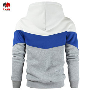 Sweat-shirts personnalisés avec logo pour hommes, 100% coton molletonné respirant, design ODM OEM, style pull-over pour l'hiver - Product Image 4