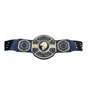 Ceinture de champion noire Comba, design personnalisé Lion, ceinture de boxe de haute qualité, édition King - Product Image 1