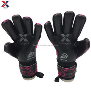 Gants de sport en cuir unisexe de haute qualité Gardiens de but Meilleure vente en gros Protection des doigts Antidérapant Respirant Boucle et crochets - Product Image 2