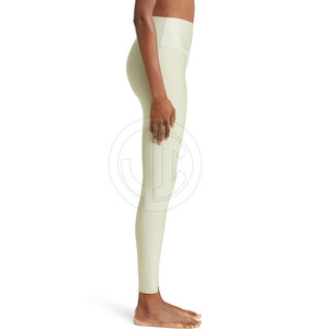 Leggings pour femmes 2026 personnalisables avec logo, taille mi-haute, couleur unie, respirants et écologiques, pour le yoga, l'entraînement et les activités sportives - Product Image 4