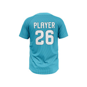 Camiseta de Béisbol Personalizable 100% Poliéster Ecológica, Absorbente de Humedad, Antibacteriana, de Manga Corta, Transpirable y de Secado Rápido - Product Image 2