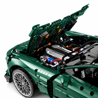 GULY 10662 Blocs de construction de voiture de sport à l'échelle 1:8 en ABS, 3828 pièces, jouet RC DIY pour garçons de 14 ans et plus, cadeau pour adultes