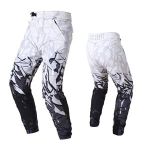 Pantalons de motocross personnalisés en gros pour hommes, équipement de course tout-terrain en polyester durable, usine OEM ODM Pakistan - Product Image 3