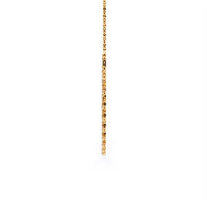 Collar Clásico Chapado en Oro de 18K con Diamante Natural de Corte Pera Intenso y Elegante, Engaste Pavé, Unisex, Vintage, Oro Sólido de 14K, Certificado CMA - Product Image 1