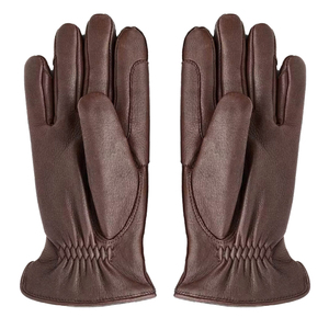 Gants de conduite pour homme en cuir souple de qualité supérieure, coupe basse, compatibles écran tactile, pour une utilisation extérieure et un usage quotidien élégant - Product Image 3