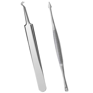7 Pcs Blackhead <b>Remover</b> Tool Set Stainless Steel Acne Extractor Tools Pimple Popper Kit Facial Pore Cleaner with Travel Case - Product Image 4