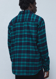 2024 tendencia de alta calidad 100% algodón franela personalizada OEM hombres manga larga botón camisa invierno ropa Casual estiramiento al por mayor - Product Image 2