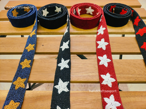 Correa de Bolso Ligera y Ecológica con Cuentas Hechas a Mano, Diseño de Estrella de Moda, Correa de Lujo para Bolso de Hombro, Accesorios para Mujer - Product Image 5
