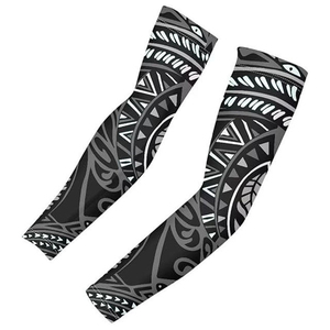 Polyester Arm Sleeves Seamless Tapered Dye Sublimation UPF50+ Anti-UV Quick Dry Eco-Friendly Custom Running - Product Image 3
