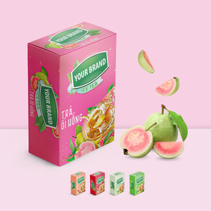 Vente directe usine : Poudre de thé rafraîchissante aux fruits, assortiment en sachets individuels – Thé au lait banane matcha - Product Image 3