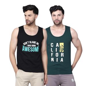 Chaleco de Diseño para Hombre, Versátil, de Algodón, Tipo Sando/Baniyan/Ganji para Chicos - Perfecto para Entrenamientos en el Gimnasio, Vacaciones y Playa - Product Image 1