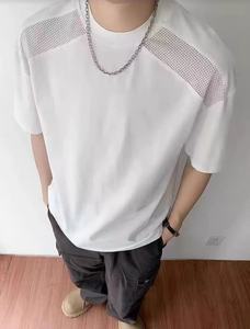 เสื้อยืดผู้ชายผ้าตาข่ายระบายอากาศ แห้งเร็ว ทรงหลวม คอกลม สไตล์ลำลอง ผลิตจากโรงงานในบังคลาเทศและจีน รับสกรีนโลโก้ - Product Image 5