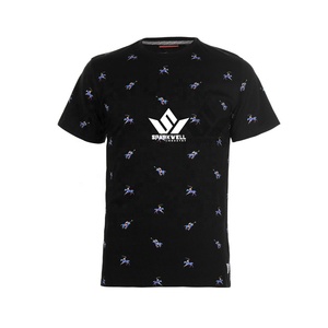 T-shirt graphique pour homme, motif cavalier noir, manches courtes, col rond, jersey de coton, coupe classique, décontracté, imprimé - Product Image 2