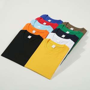 T-shirt ample et respirant en coton 100 % tricoté 180 g/m² pour hommes et femmes, vente en gros directe usine Chine - Product Image 2