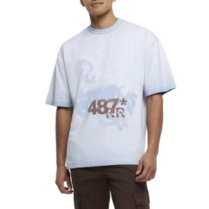 Camiseta de Gran Tamaño para Hombre, Personalizada con Logotipo, de Alta Calidad, 260 g/m², Corte Cuadrado, 100 % Algodón, Hombros Caídos, Estilo Holgado - Product Image 3