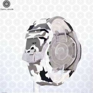 Reloj Mecánico de Lujo para Hombre Charm Jewells, Caja Poligonal de 43 mm, Cronógrafo Analógico, Correa de Acero Inoxidable, Cierre Plegable - Product Image 5